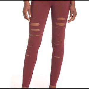 ALO Yoga Ripped Warrior high waisted leggings